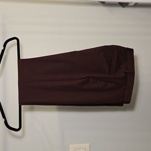 Zara mens burgundy dress pants 29R